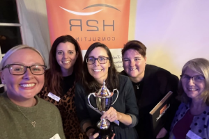 The BRANZ team celebrate their quiz success